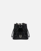 Pochette mini secchiello rettile lucido PINKO Galleria - | Pinko