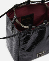 Pochette mini secchiello rettile lucido PINKO Galleria - | Pinko
