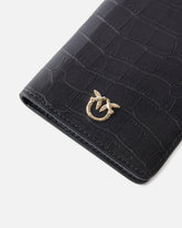 Portapasaporte de piel con estampado de cocodrilo PINKO Galleria - | Pinko