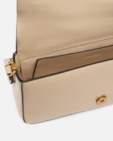 Borsa media a spalla Love Bag in pelle - Beige | Pinko