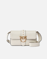Borsa media a spalla Love Bag in pelle - Bianco | Pinko