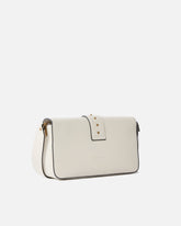 Borsa media a spalla Love Bag in pelle - Bianco | Pinko