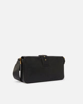 Mittelgroße Umhängetasche Love Bag aus Leder - Schwarz | Pinko