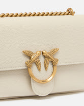 Love Bag crossbody bag in soft leather - White | Pinko