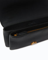 Petit sac à bandoulière Love Bag en cuir souple - Noir | Pinko