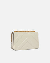 Medium Love Bag One Light chevron nappa leather crossbody bag - | Pinko