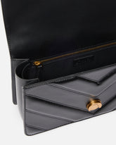 Borsa a mano media Love Bag One Light in nappa chevron - | Pinko