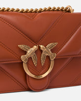 Mini borsa Love Bag nappa trapuntata chevron con tracolla - | Pinko