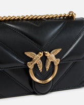 Mini borsa Love Bag nappa trapuntata chevron con tracolla - | Pinko