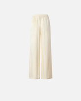 Pantaloni palazzo stile pigiama in satin - | Pinko