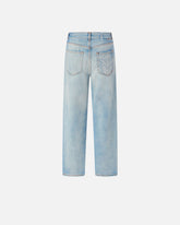 Jeans loose fit con spacchetti - Blu | Pinko