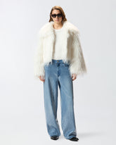 Jeans in denim full paillettes - | Pinko