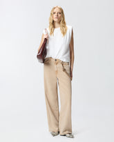 Jeans with jewel cord - | Pinko