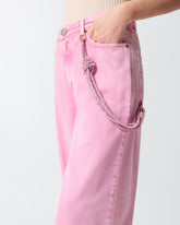 Jeans with jewel cord - | Pinko
