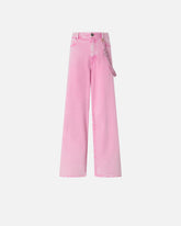 Jeans with jewel cord - | Pinko