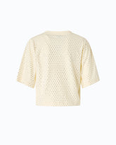 T-shirt con strass e logo - | Pinko