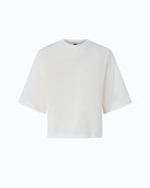 T-shirt con maniche ampie e logo Love Birds - Bianco | Pinko
