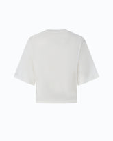 T-shirt con maniche ampie e logo Love Birds - Bianco | Pinko