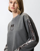 Sweatshirt Metallic-Print - | Pinko