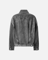 Giubbino trucker in denim con mini borchie - | Pinko