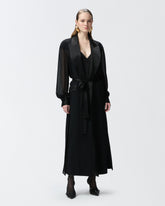Abito elegante robe manteau lungo - | Pinko