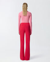 Pantaloni eleganti svasati in cady tecnico - | Pinko
