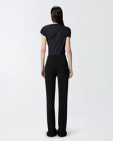 Pantaloni eleganti svasati in cady tecnico - | Pinko