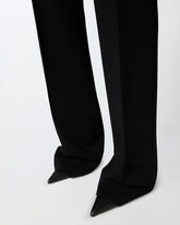 Pantaloni eleganti svasati in cady tecnico - | Pinko