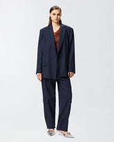 Pantaloni cargo con cintura abbinata - | Pinko