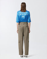 Pantaloni cargo con cintura abbinata - | Pinko