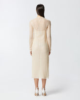 Abito midi rete paillettes - | Pinko