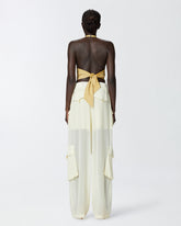 Open-back suede top - | Pinko
