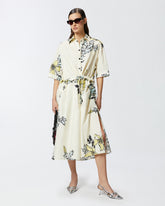 Abito a camicia stampa floreale - | Pinko