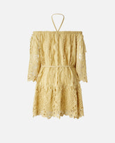 Mini abito traforato con spalle scoperte - | Pinko