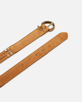 Cintura 3cm in suede con passanti - | Pinko