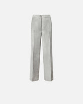 Pantaloni ampi eleganti in raso delavato - | Pinko