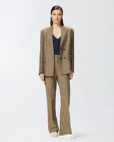 Top smanicato costine misto seta - | Pinko