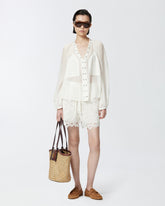 Shorts macramè traforati - | Pinko