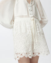 Shorts macramè traforati - | Pinko