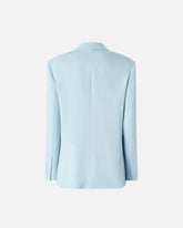 Blazer monopetto cady con bottone gioiello - | Pinko