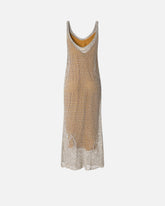 Vestito a sirena traforato con paillettes - | Pinko