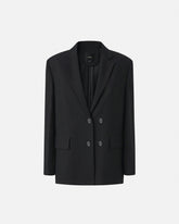 Giacca blazer in tela con bottoni - | Pinko