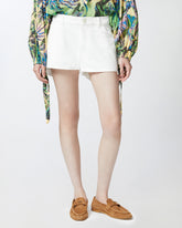 Shorts workwear in tessuto bull di cotone - | Pinko
