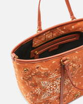 Borsa shopper media a mano stampa bandana con tracolla - | Pinko
