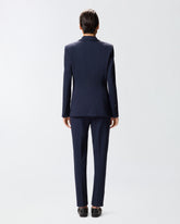 Giacca sfiancata in punto stoffa - | Pinko