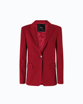 Single-breasted blazer - Red | Pinko