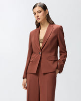 Blazer in cady monopetto - | Pinko