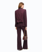 Chaqueta con inserción de lunares - | Pinko