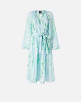 Vestito midi plissè stampa fiori - | Pinko