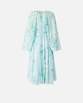 Vestito midi plissè stampa fiori - | Pinko